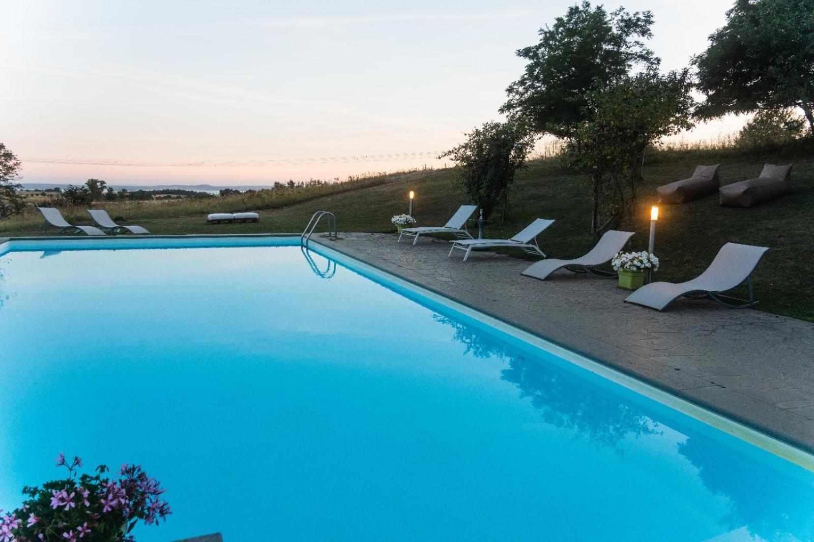 Collina Blu Bed & Breakfast Bolsena Exterior photo